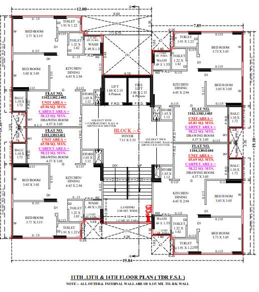  vishakha eliana Block C Cluster Plan