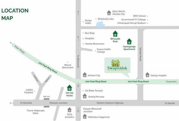  swapnalok Location Plan