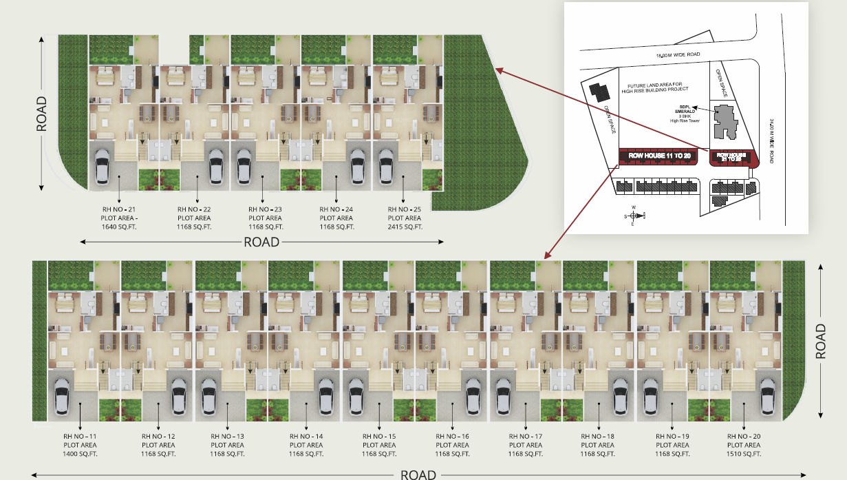 sdpl greens rowhouse ii Layout Plan