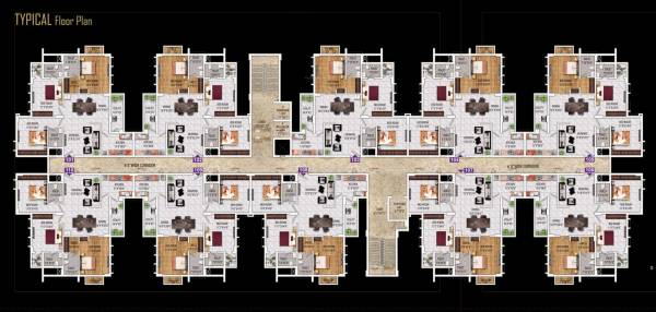 Block B Cluster Plan For Typical Floor netra-galaxy Block B Cluster Plan For Typical Floor