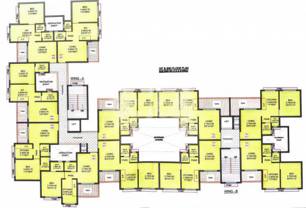  jindal-park Building No 2 Cluster Plan