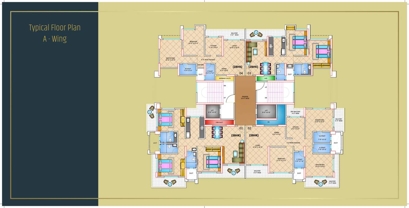  trinity moksh Wing A Cluster Plan