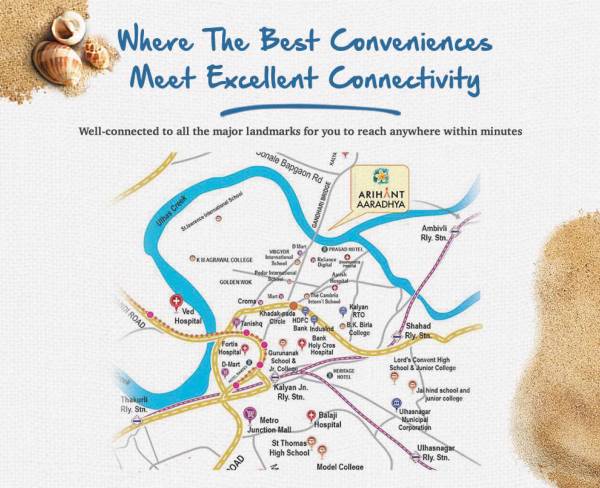 locationPlan of Arihant Aaradhya Phase I