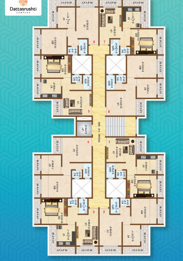  datta-srushti-complex Block A Cluster Plan