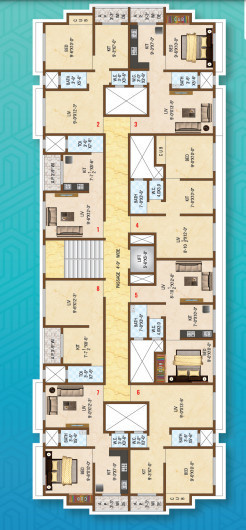  datta-srushti-complex Block B Cluster Plan