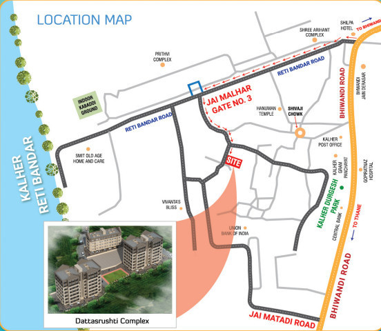  datta-srushti-complex Location Plan