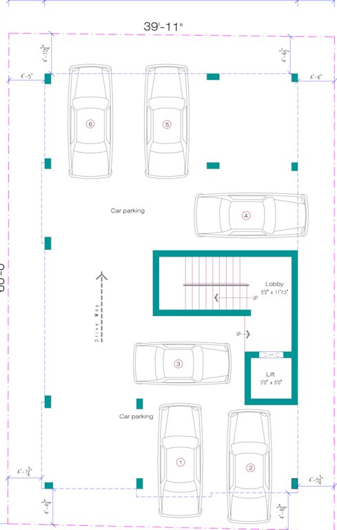  srn flats SRN Flats Cluster Plan For Ground Floor