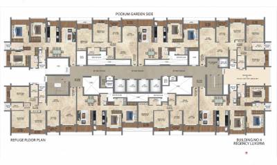 luxuria-phase-i Building 4 Cluster Plan For Refugee Floor