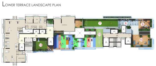  nirvana Jaliyan Paradise A Wing A Wing And Jaliyan Paradise B Wing Lower Terrace Cluster Plan