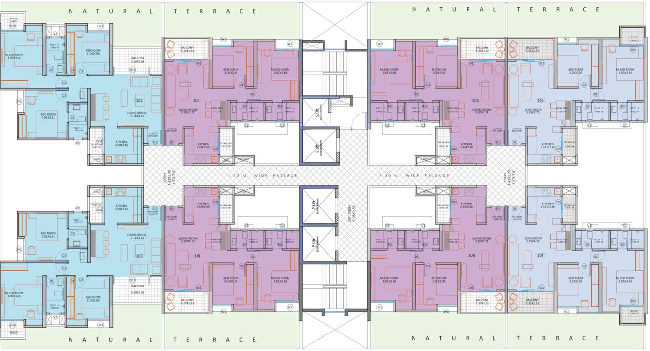 presidential towers A Cluster Plan For 1st Floor