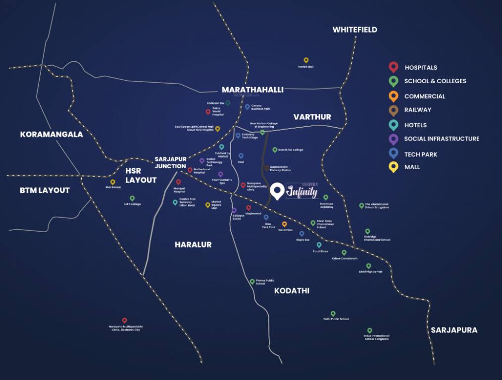  infinity Location Plan