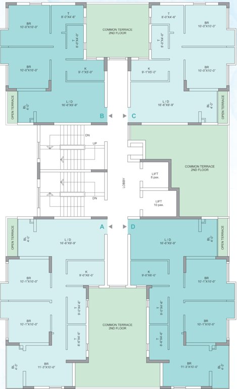  aqua Tower 1 Cluster Plan From 1st To 11th Floor