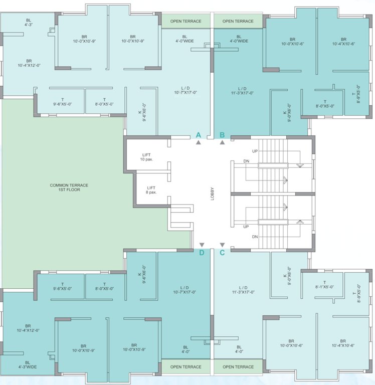  aqua Tower 2 Cluster Plan From 1st To 11th Floor
