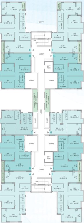  aqua Tower 3 Cluster Plan From 1st To 11th Floor