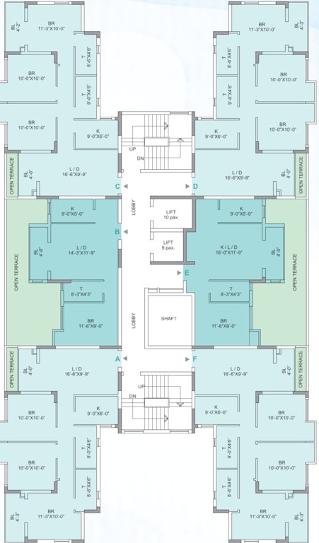  aqua Tower 5 Cluster Plan From 1st To 11th Floor