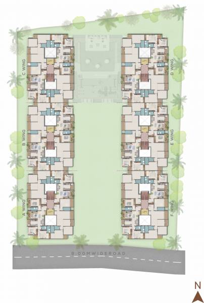 palm-town Wing B Cluster Plan
