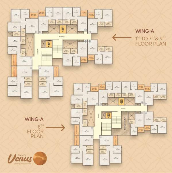  patels-venus Wing C Cluster Plan