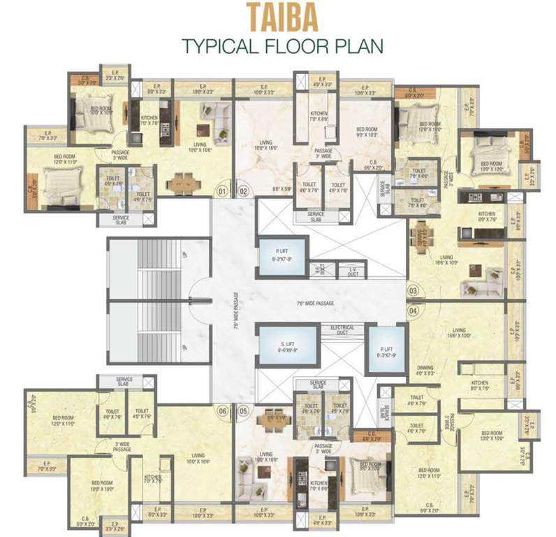  s k valley Taiba Cluster Plan