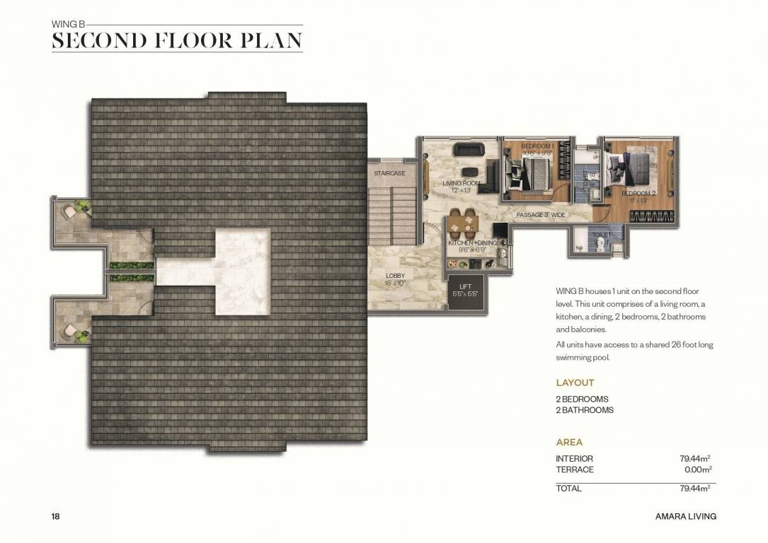  amara living Cluster Plan