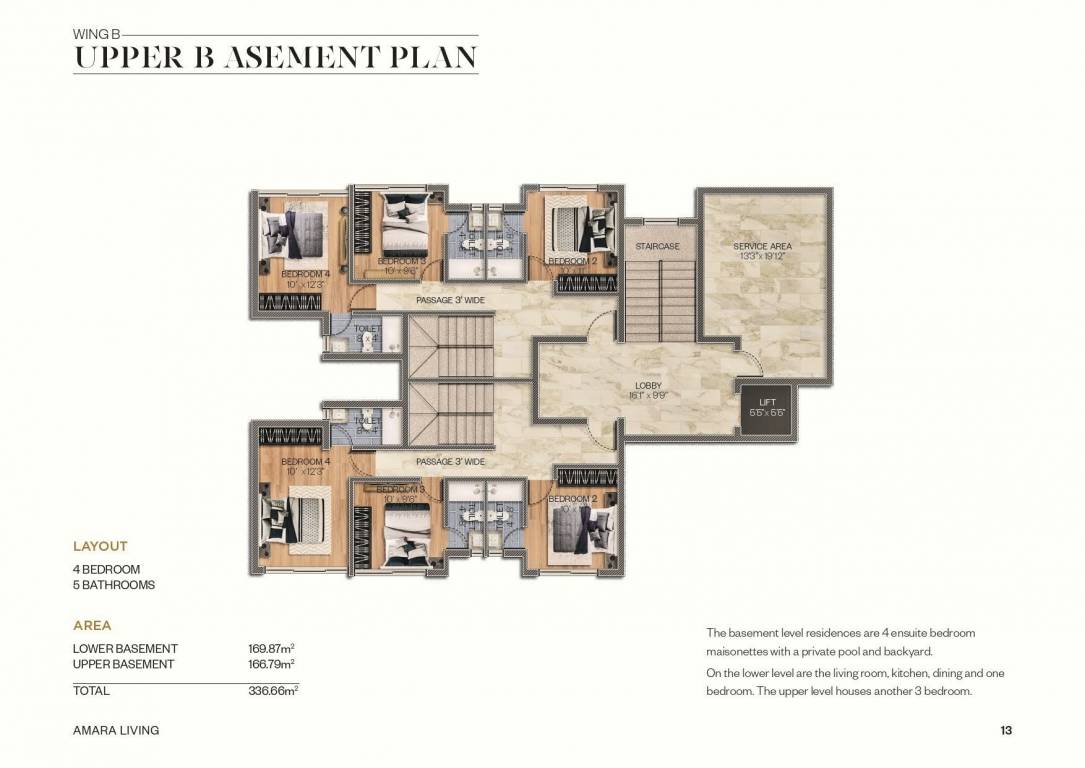  amara living Cluster Plan