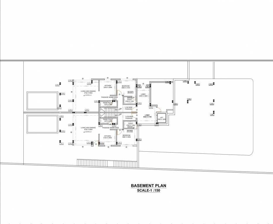  amara living Cluster Plan