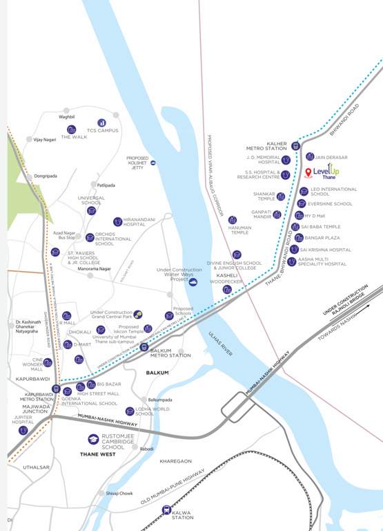  om gurudev square Location Plan