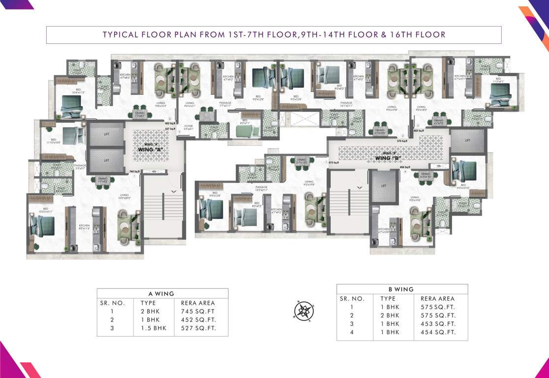  sai adityaraj Wing A Cluster Plan
