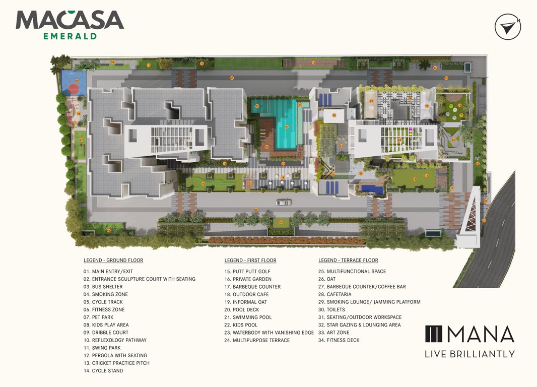  macasa emerald Master Plan