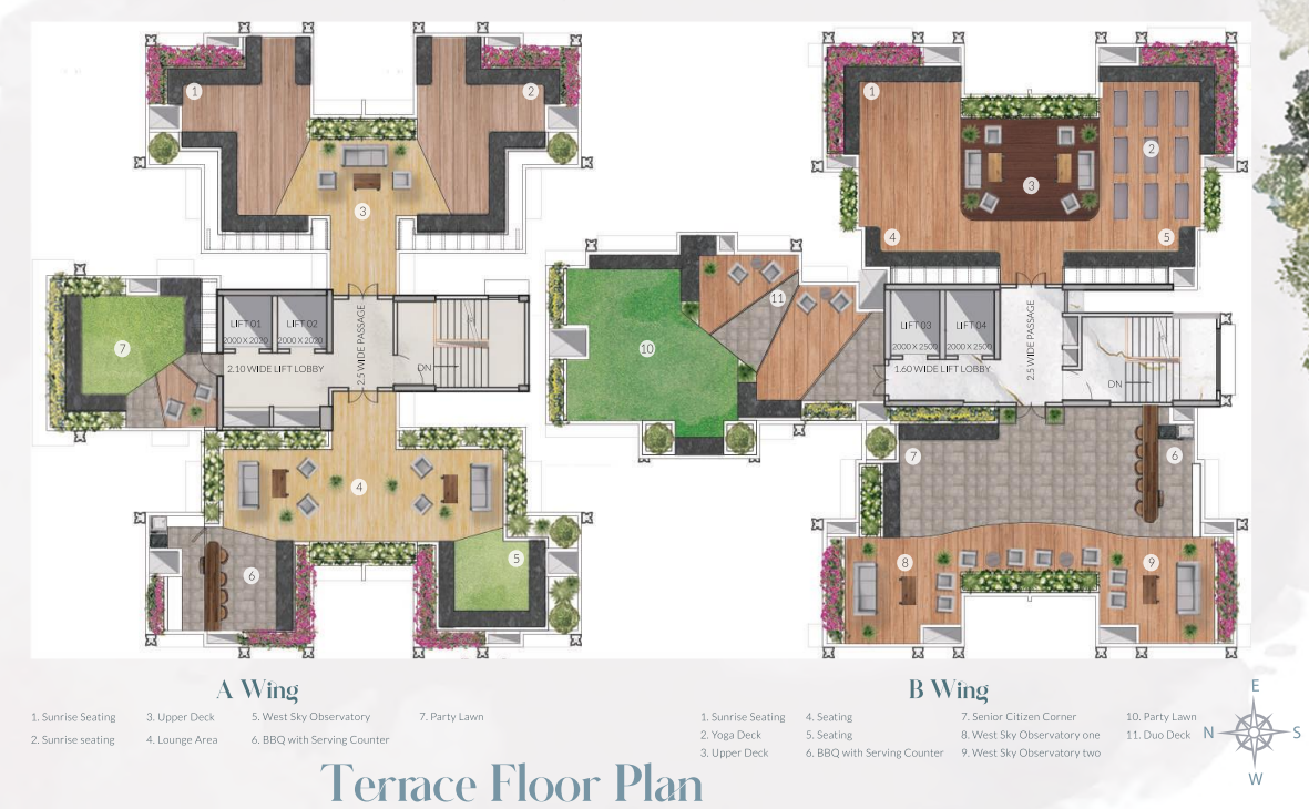  bc corp arista Wing A Cluster Plan
