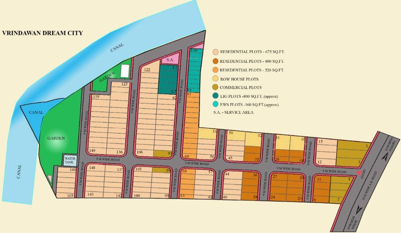  vrindavan dream city Layout Plan