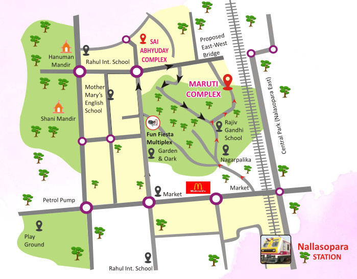  maruti complex Location Plan