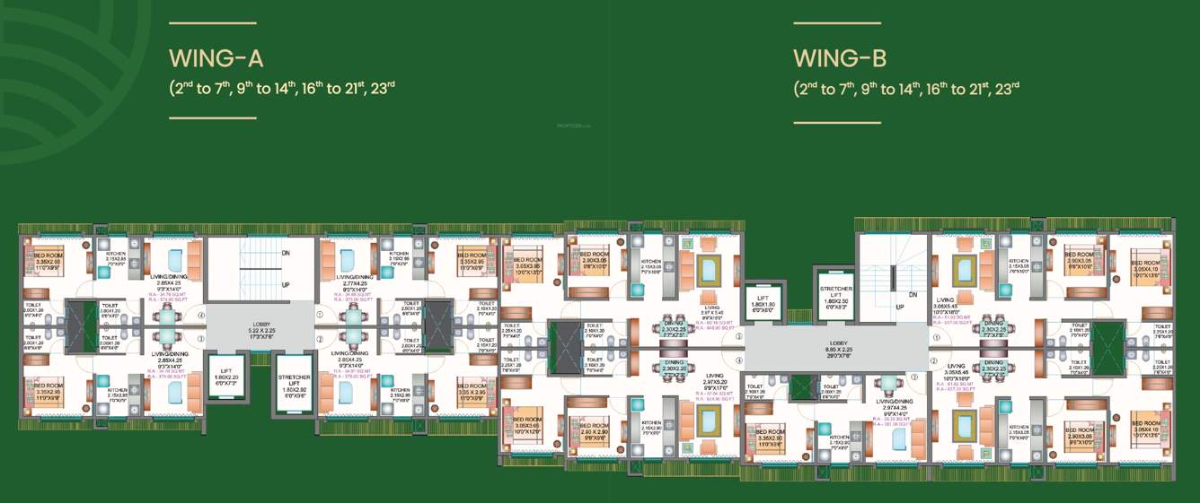  green wood Block A Cluster Plan