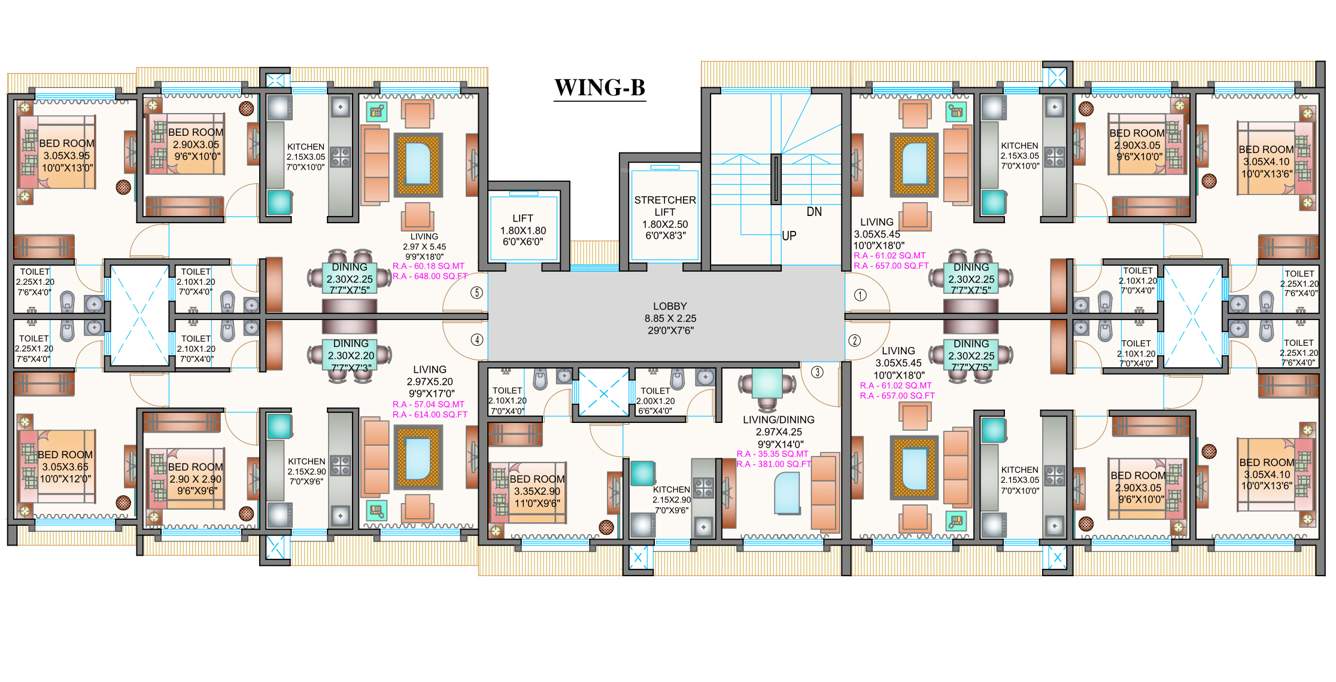  green wood Block A Cluster Plan