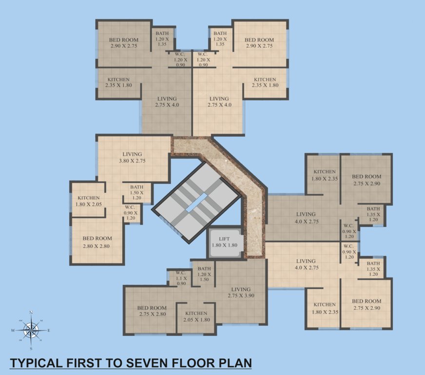  leela homes Cluster Plan