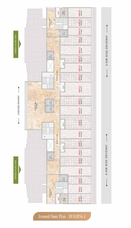  central park Building 2 Cluster Plan