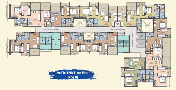  nagar-excellency Tower 3 Cluster Plan