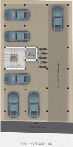  sn-green-flats SN Green Flats Cluster Plan for ground Floor