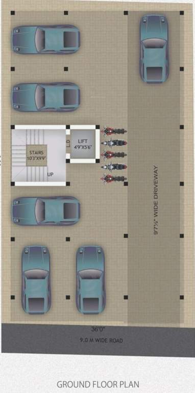  sn green flats SN Green Flats Cluster Plan for ground Floor