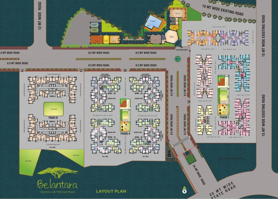  belantara phase iii Layout Plan