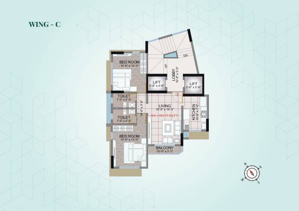  emerald Wing A B Cluster Plan