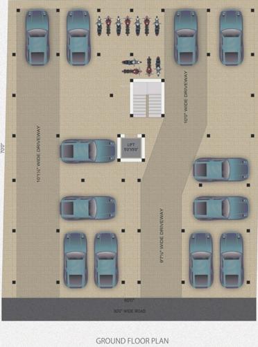  sv-flats Green SV Flats Cluster Plan for ground Floor