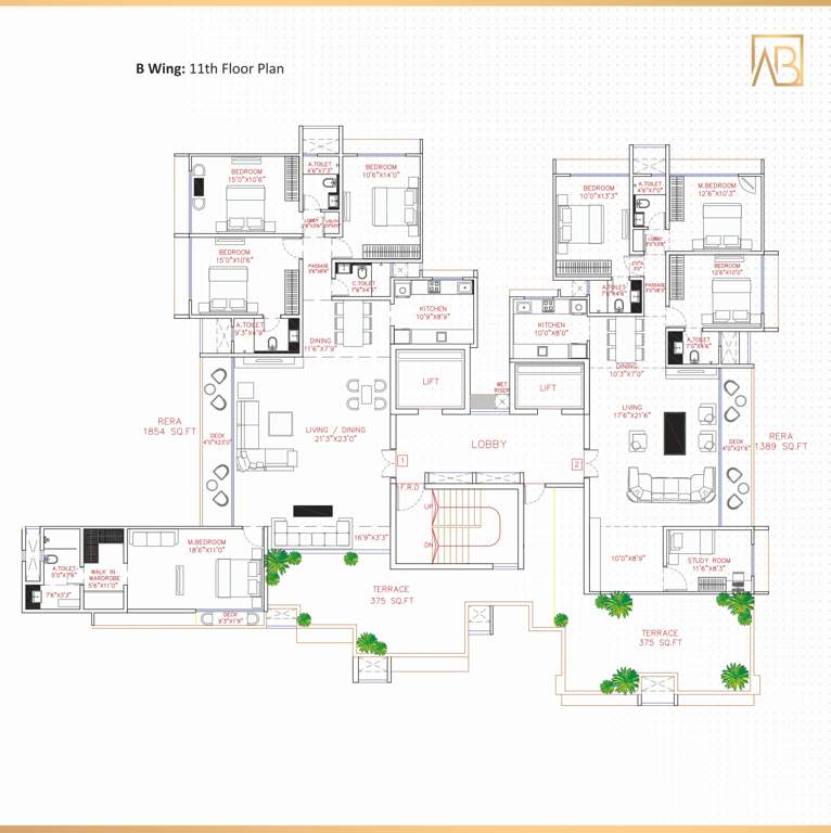  anand bhawan Wing A Cluster Plan