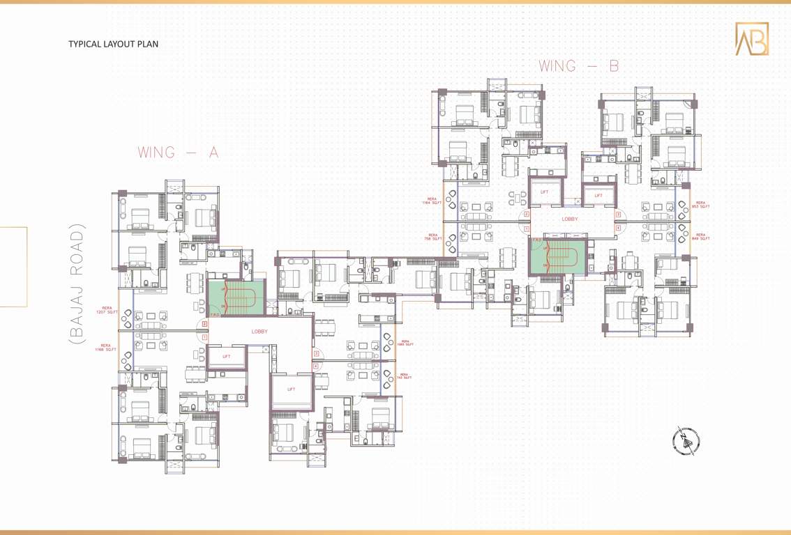  anand bhawan Wing A Cluster Plan