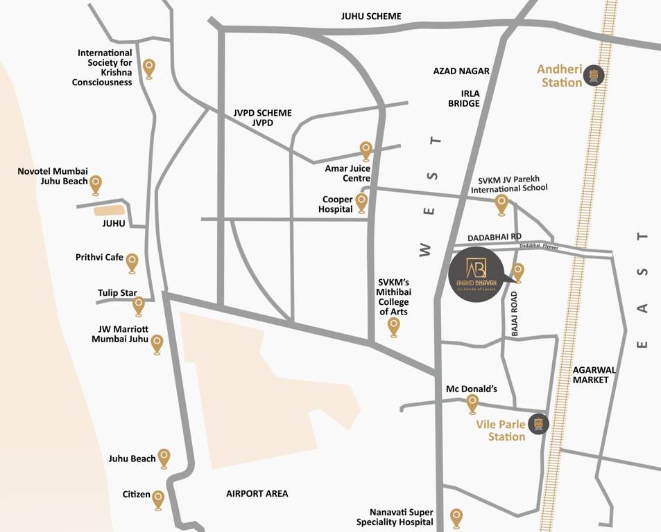  anand bhawan Location Plan