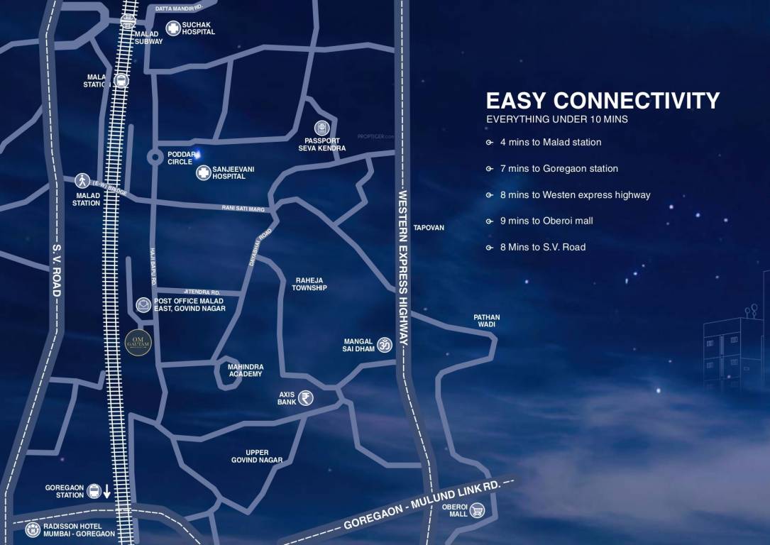  om gautam residency Location Plan