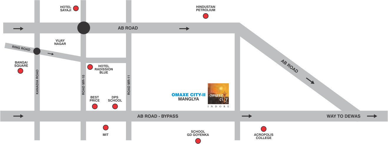 garden homes Location Plan
