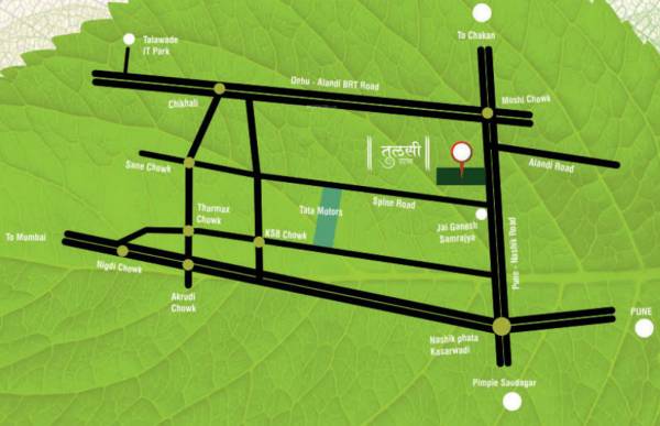  tulsi-ratna-b-wing-and-d-wing Location Plan