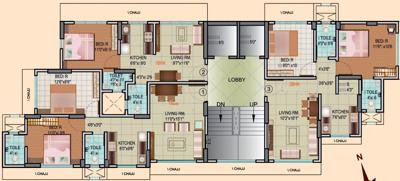 nikunj-vihar-chsl Nikunj Vihar Cooperative Housing Society Limited Typical Cluster Plan