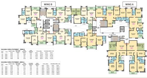  ishanand Ishanand Building Wing A  And Wing B Cluster Plan for 5th Floor