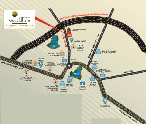  gokuldham Location Plan